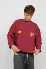THORN BURGUNDY CREWNECK