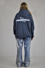 HEARTBEAT NAVY HOODIE