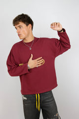 THORN BURGUNDY CREWNECK