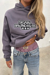 BOX LOGO PURPLE HOODIE