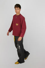 THORN BURGUNDY CREWNECK