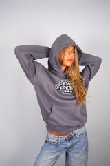 BOX LOGO PURPLE HOODIE