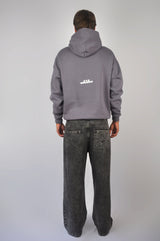 BOX LOGO PURPLE HOODIE