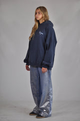 HEARTBEAT NAVY HOODIE