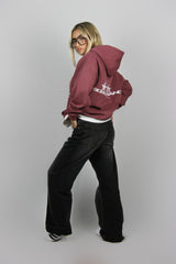 SEASON BURGUNDY HOODIE