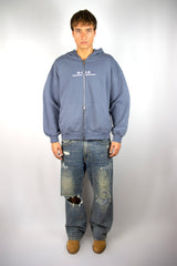 FEELING LIGHT BLUE ZIPPER