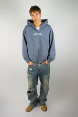 FEELING LIGHT BLUE ZIPPER