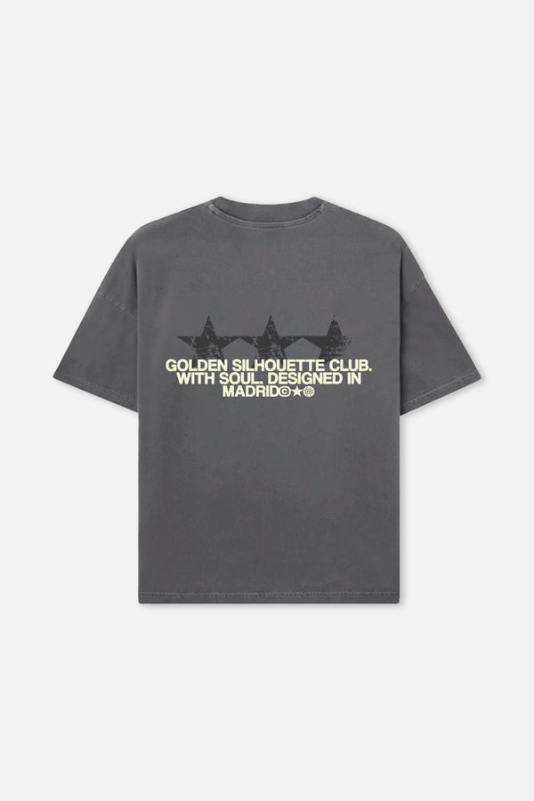 3 STARS GREY TEE