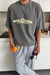 SUNSET GREY TEE