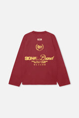 THORN BURGUNDY CREWNECK