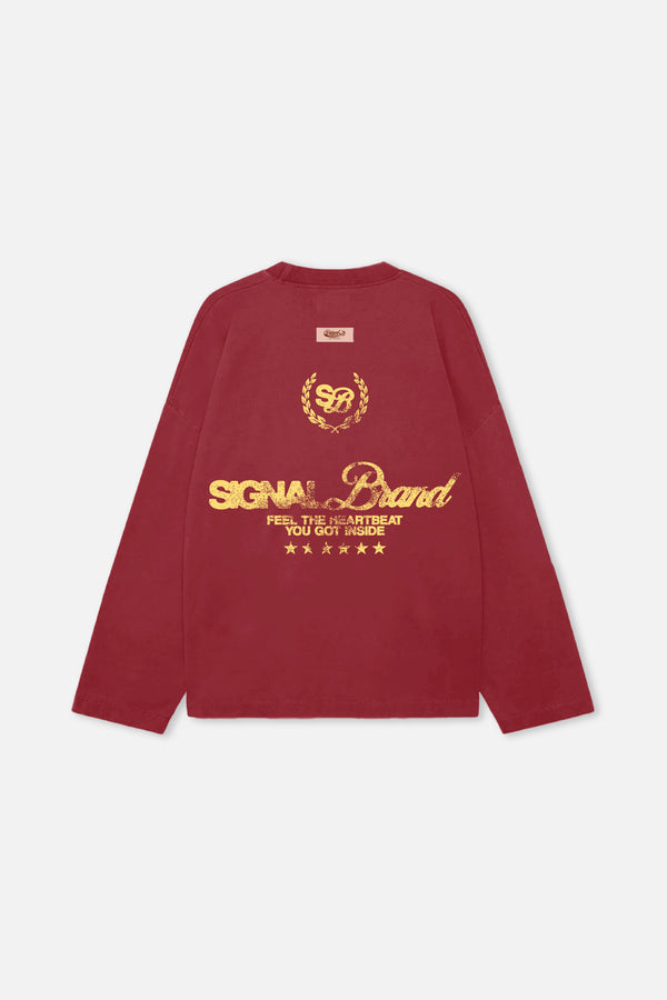 THORN BURGUNDY CREWNECK