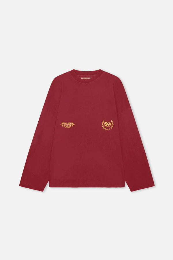 THORN BURGUNDY CREWNECK