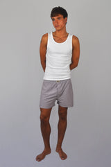 GREY STRIPED UNDERWEAR