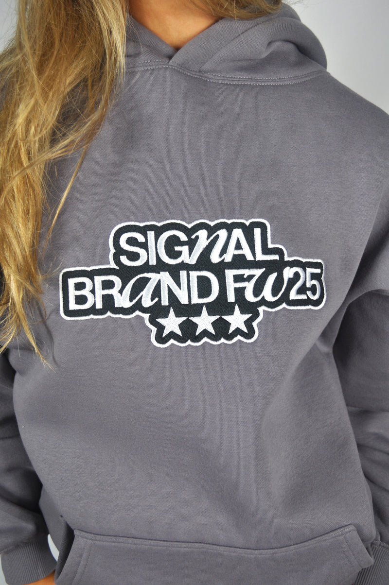 BOX LOGO PURPLE HOODIE