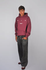 BROKEN STAR BURGUNDY HOODIE