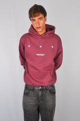 BROKEN STAR BURGUNDY HOODIE