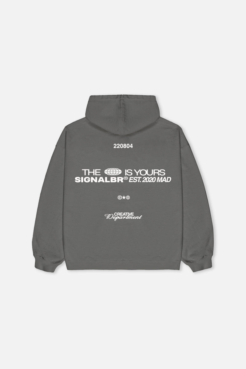 FAKE CHARCOAL HOODIE