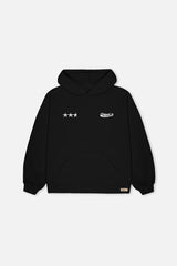 FELT BLACK HOODIE