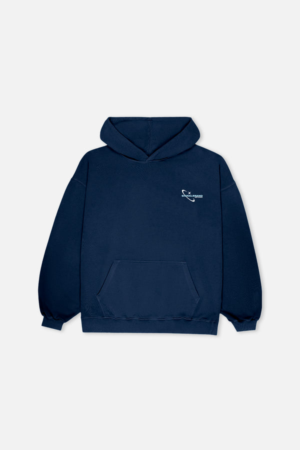 HEARTBEAT NAVY HOODIE