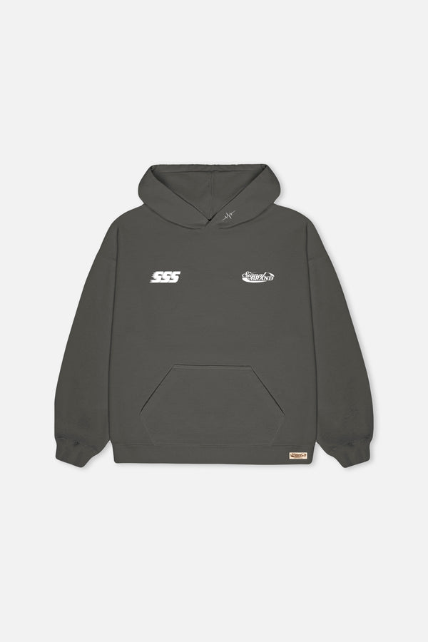 HULLABALOO CHARCOAL HOODIE