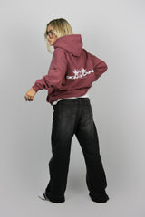 SEASON BURGUNDY HOODIE