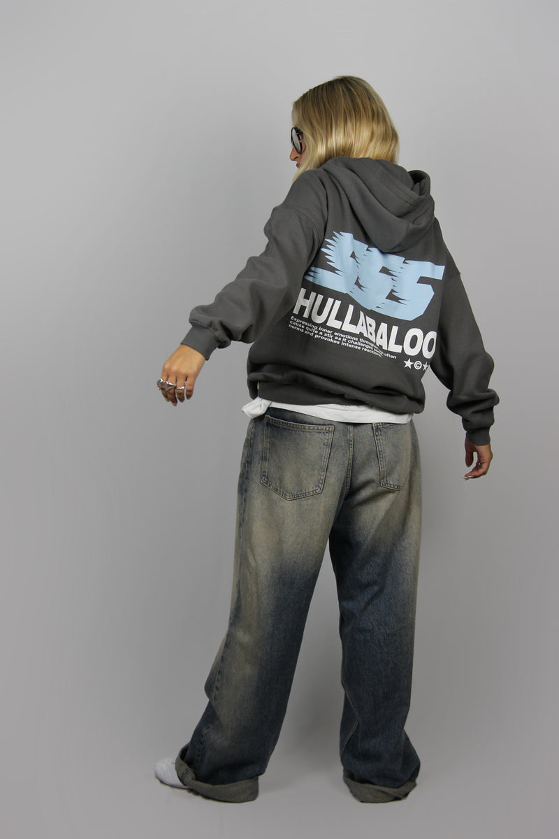 HULLABALOO CHARCOAL HOODIE