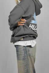 HULLABALOO CHARCOAL HOODIE