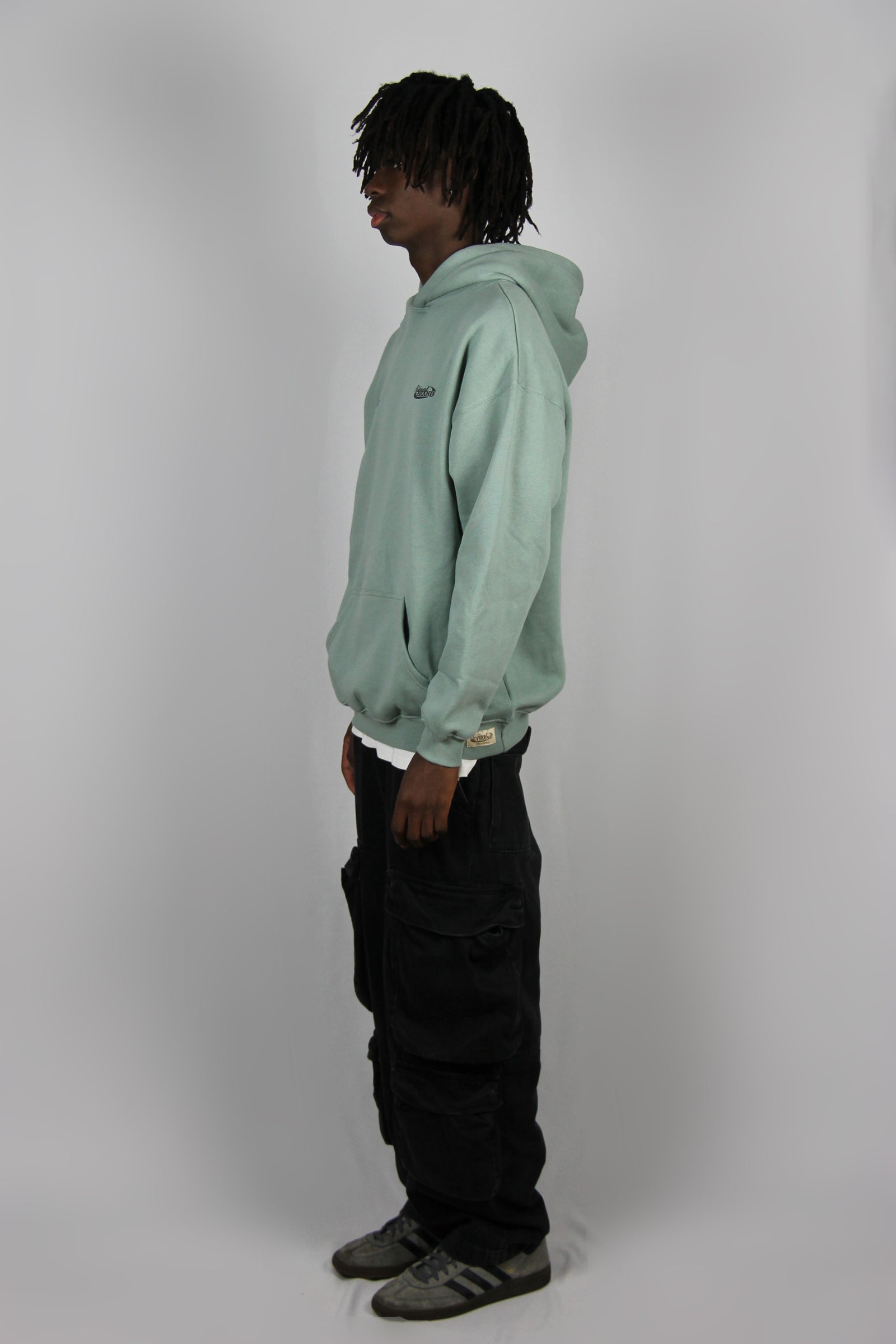 FELT DUSTY GREEN HOODIE – Signal Brand