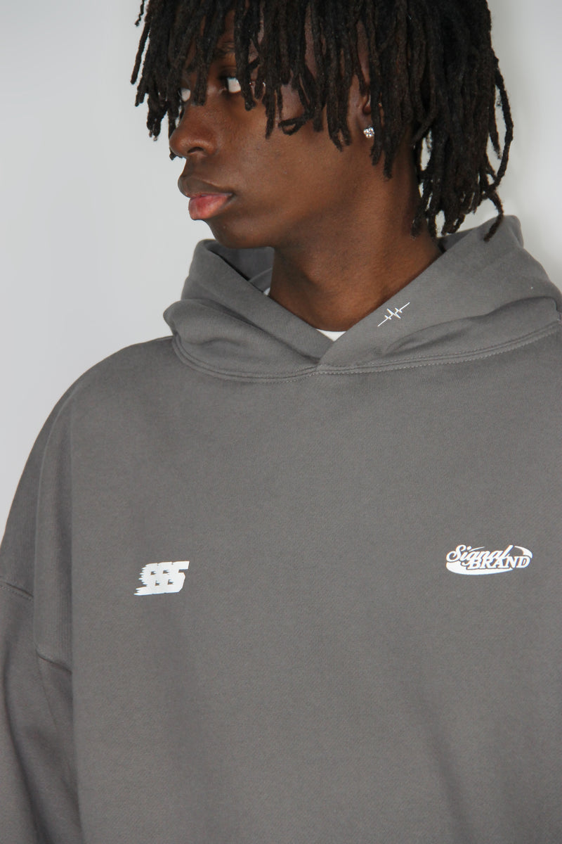 HULLABALOO CHARCOAL HOODIE