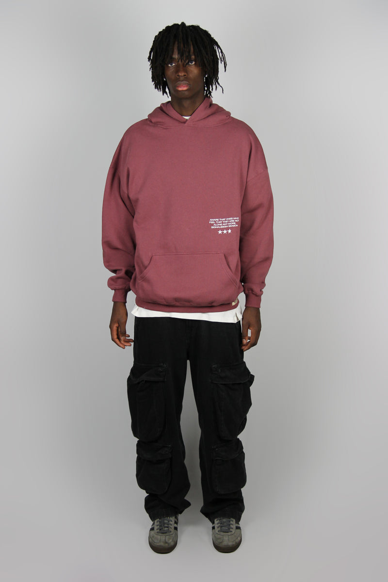 SEASON BURGUNDY HOODIE