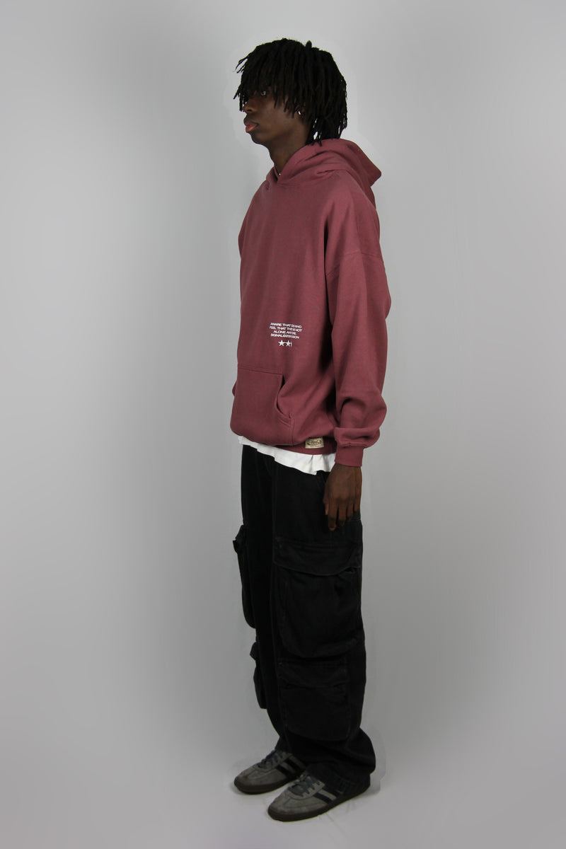 SEASON BURGUNDY HOODIE