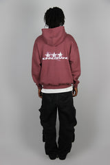 SEASON BURGUNDY HOODIE