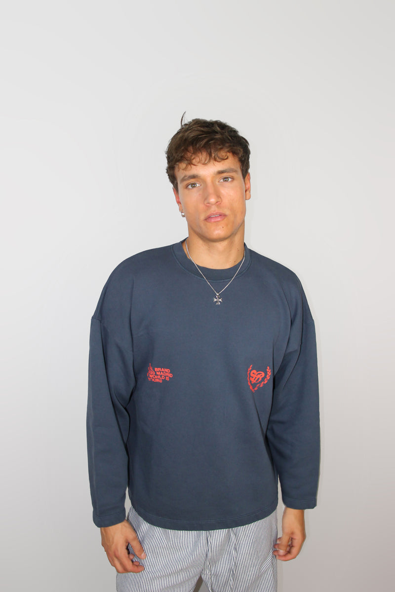 THORN NAVY CREWNECK
