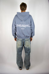 FEELING LIGHT BLUE ZIPPER