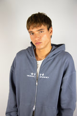 FEELING LIGHT BLUE ZIPPER