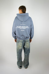 FEELING LIGHT BLUE ZIPPER