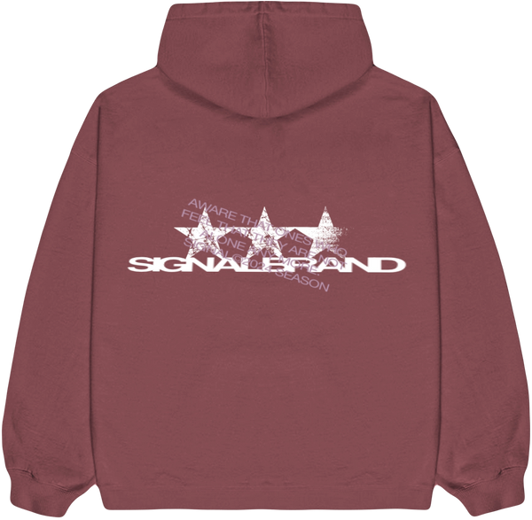 SEASON BURGUNDY HOODIE