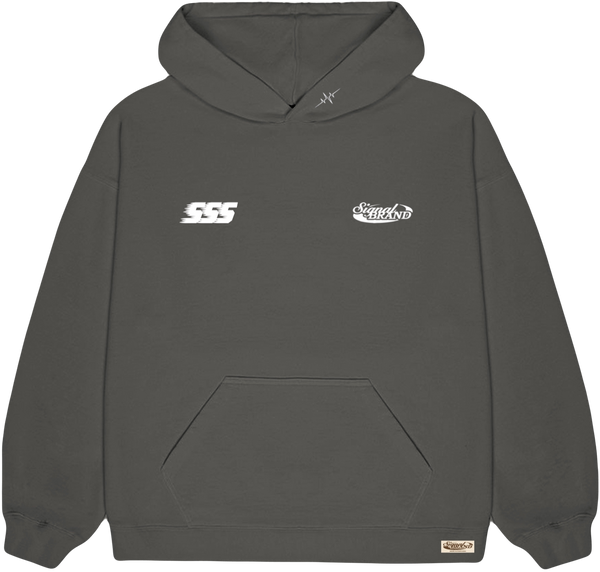 HULLABALOO CHARCOAL HOODIE