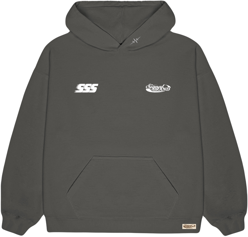 HULLABALOO CHARCOAL HOODIE