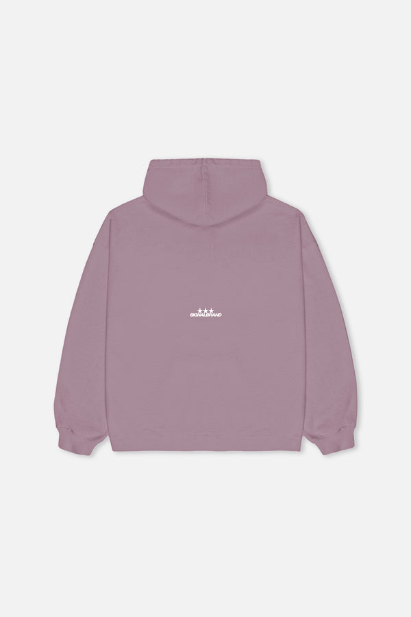 BOX LOGO PURPLE HOODIE