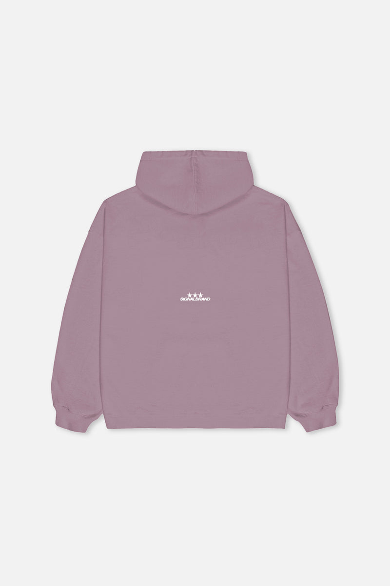 BOX LOGO PURPLE HOODIE