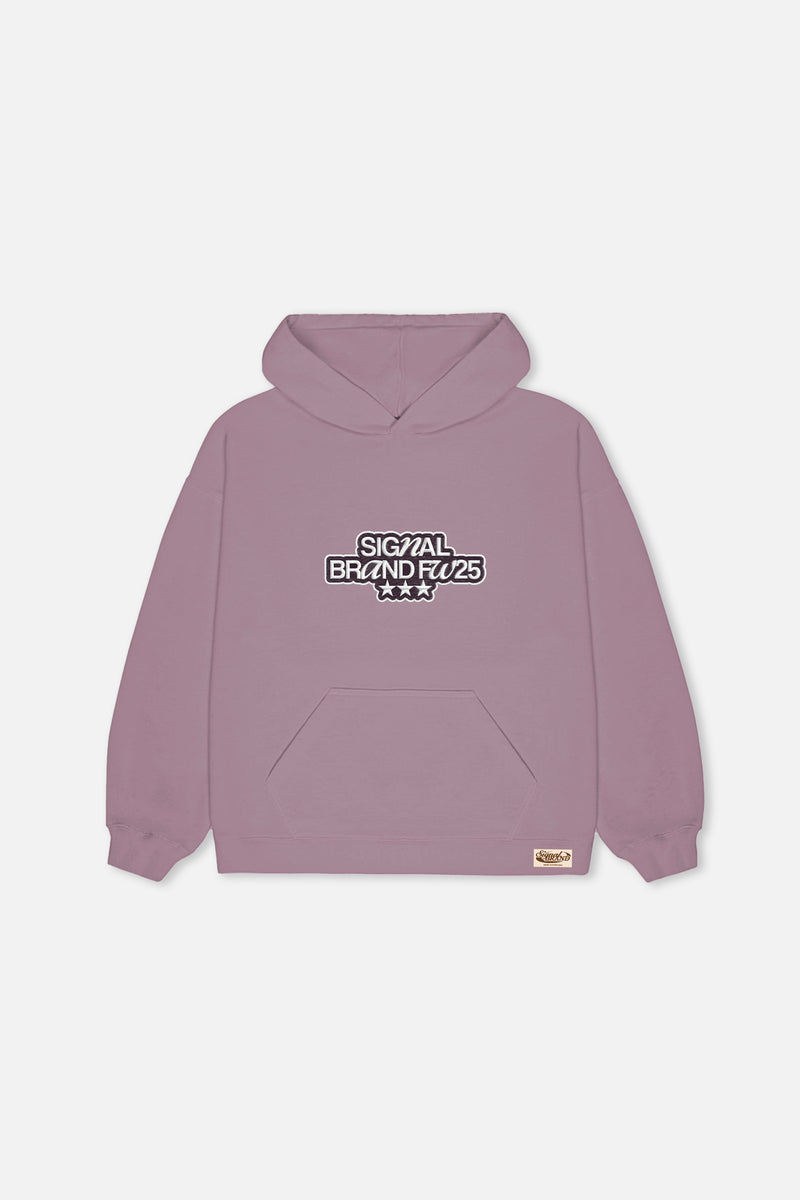 BOX LOGO PURPLE HOODIE
