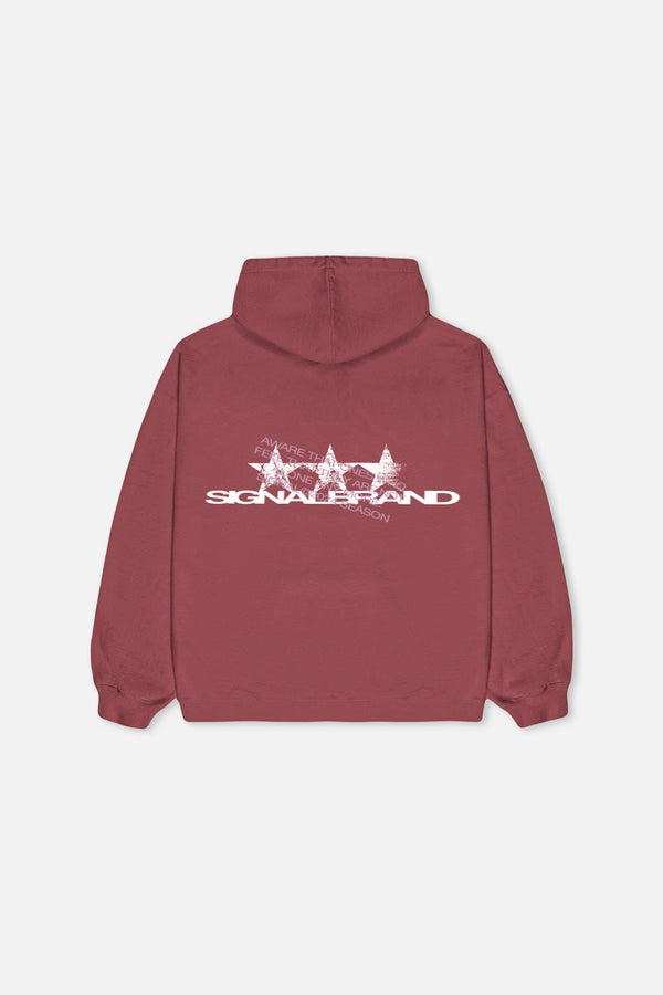 SEASON BURGUNDY HOODIE