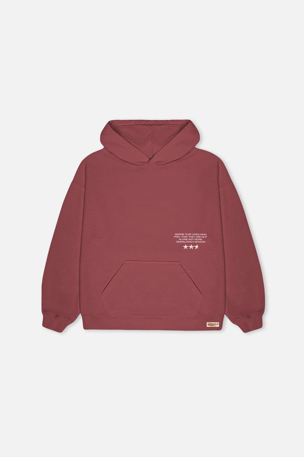 SEASON BURGUNDY HOODIE