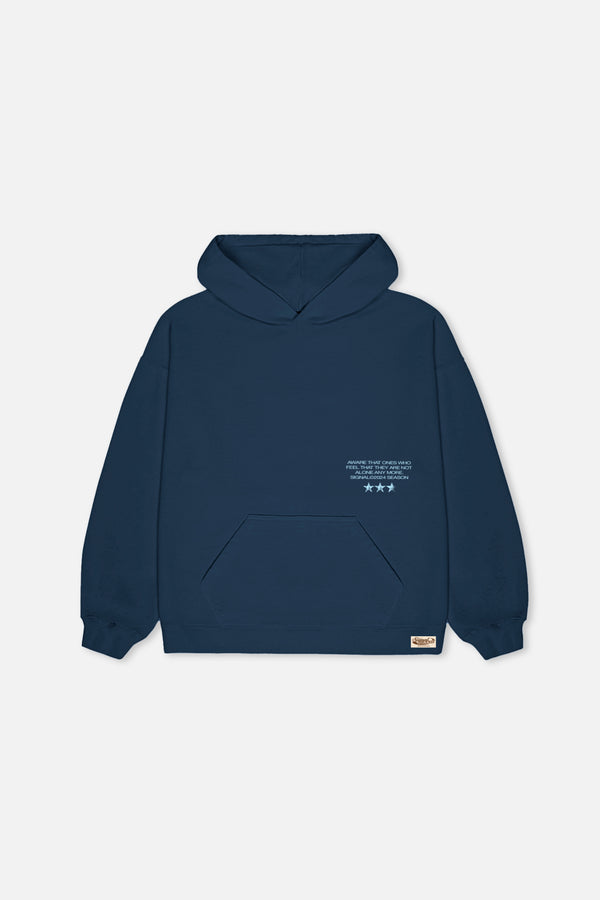 SEASON NAVY HOODIE