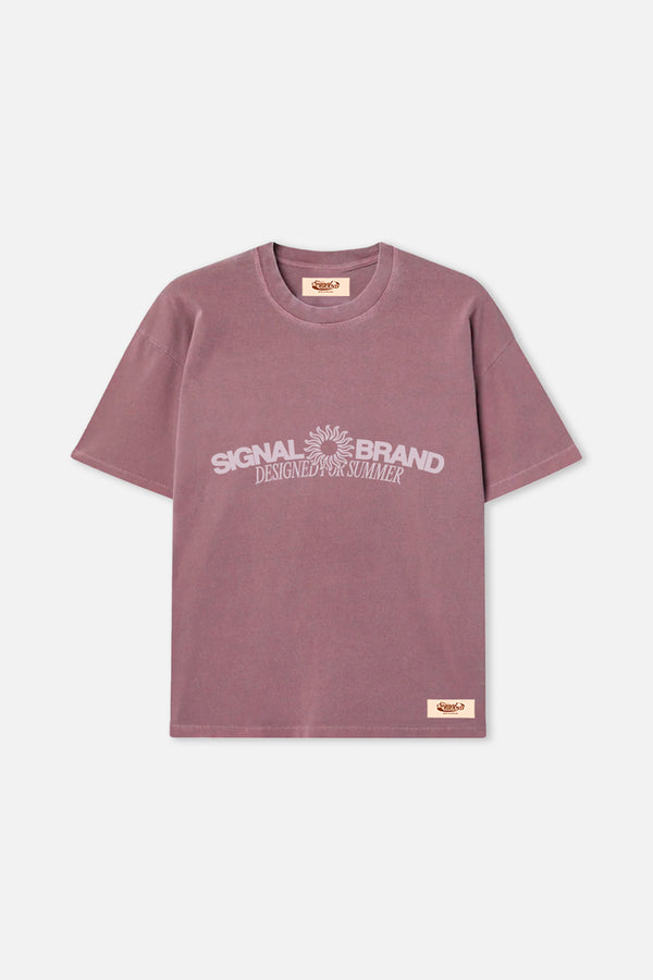 SUNSET BURGUNDY TEE