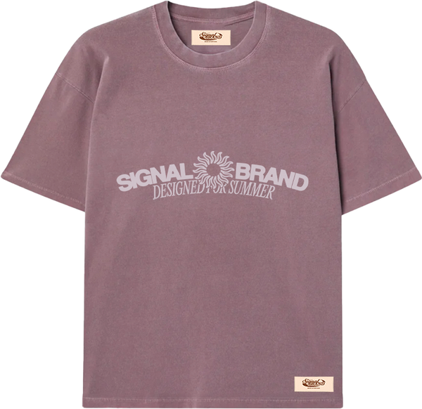 SUNSET BURGUNDY TEE