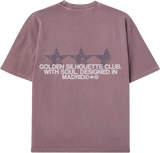 3 STARS BURGUNDY TEE